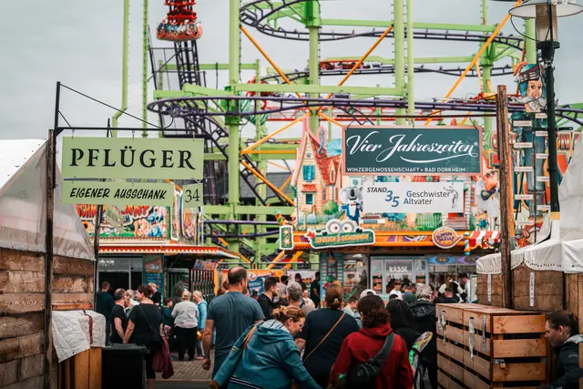 Der Dürkheimer Wurstmarkt 2026 findet vom 11. bis 15. und vom 18. bis 21. September statt. Dazwischen ist "Zwischenmarkt". | Foto: Jonatan Quantz