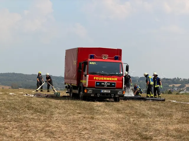 Der Waldbrand im Hosterwald bei Illingen hat rund 18 Hektar Fläche erfasst und mehr als 1.000 Einsatzkräfte gebunden. Nach 78 Stunden wurde der Großeinsatz der Feuerwehr beendet. | Foto: Kreisfeuerwehrverband Neunkirchen