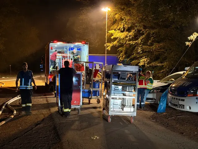 Der Waldbrand im Hosterwald bei Illingen hat rund 18 Hektar Fläche erfasst und mehr als 1.000 Einsatzkräfte gebunden. Nach 78 Stunden wurde der Großeinsatz der Feuerwehr beendet. | Foto: Kreisfeuerwehrverband Neunkirchen