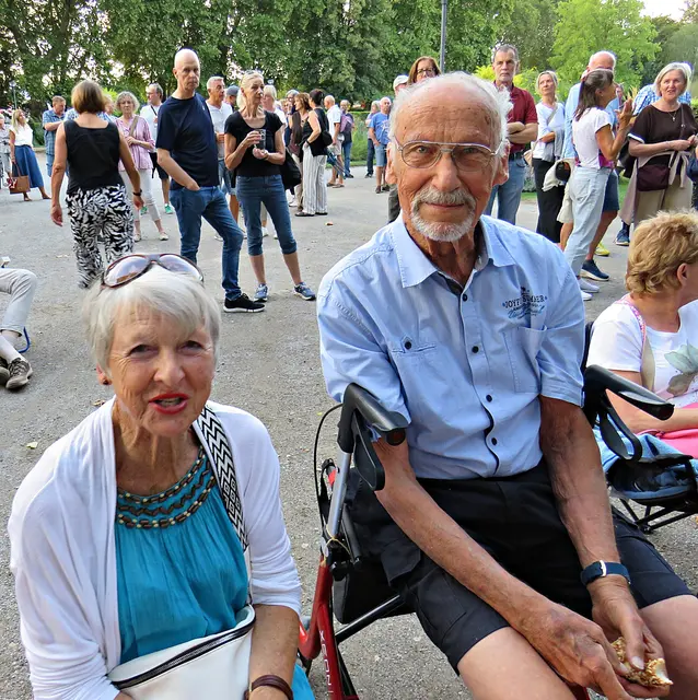 Ehepaar Seiler immer wieder zu Gast im Ebertpark | Foto: Brigitte Melder