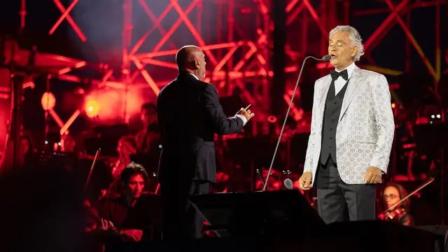 Andrea Bocelli: Das Open-Air-Konzert „Romanza“ aus dem Teatro del Silenzio in der Toskana läuft im ZDF und bei 3sat. | Foto: ZDF, Foto: Jonas Dohn