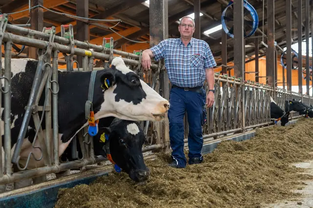 Fiedler ist froh, dass er noch Futterreserven aus den vergangenen beiden Jahren hat (Archivbild) | Foto: Harald Tittel/dpa