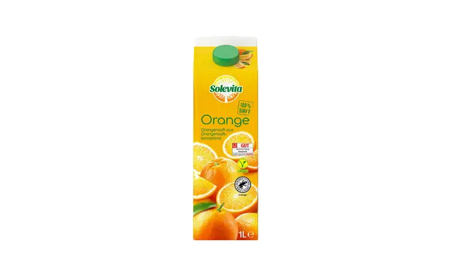 Lidl senkt die Preise für ausgewählte Orangensäfte und Orangensaft-Nektar dauerhaft – Solevita 100% Orangensaft kostet 1,79 Euro pro Liter. | Foto: Lidl, Foto: Lidl