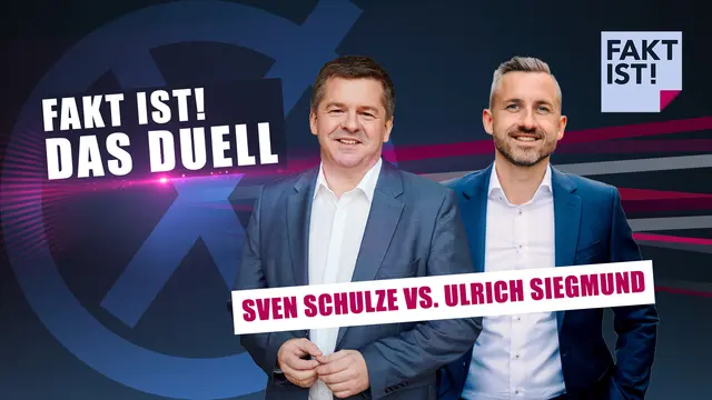 Fakt ist: v.l.: Sven Schulze (CDU) und Ulrich Siegmund (AfD)  | Foto: MDR
