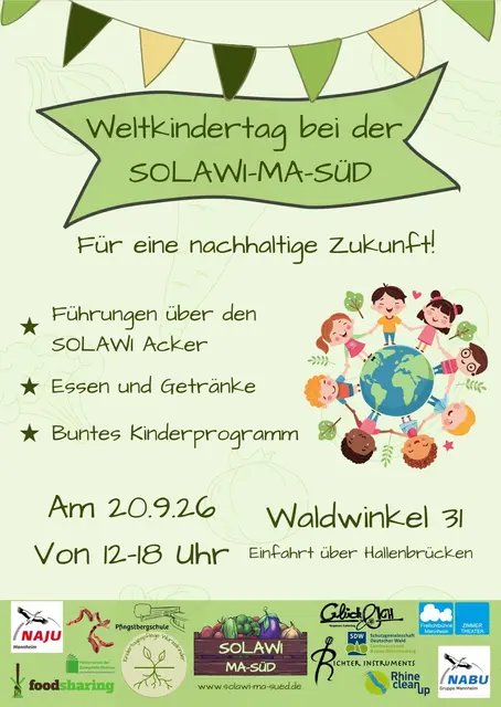 Die Solawi Ma-Süd lädt am Sonntag, 20. September, zu einem Familienfest zum Weltkindertag ein. | Foto: Solidarische Landwirtschaft Ma-Süd