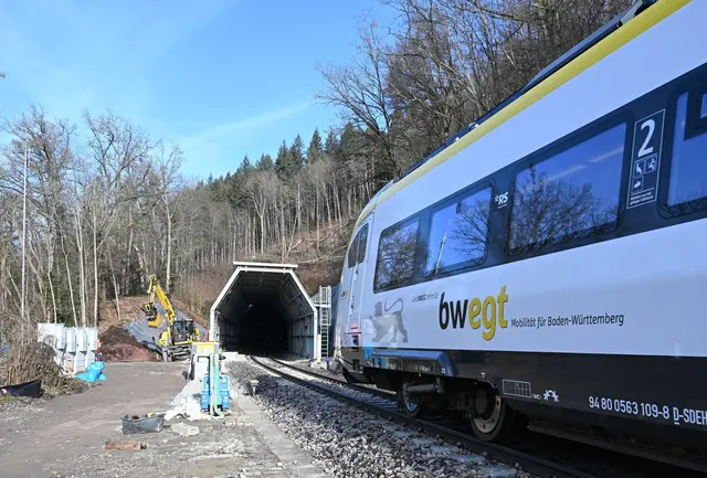 Probleme mit Technik zur sogenannten Fledermaus-Vergrämung beeinträchtigen die Hesse-Bahn. (Archivbild) | Foto: Bernd Weißbrod/dpa