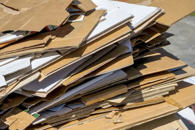 Der DPSG-Stamm St. Konrad sammelt in mehreren Stadtgebieten in Speyer wieder gebündeltes Papier am Straßenrand ein. | Foto: Gina Sanders/stock.adobe.com