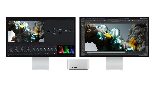 Für Kreative und KI-Tüftler: Der Mac Studio mit M5 Ultra zielt auf lokale Arbeit mit größeren Datensätzen. | Foto: ---/Apple Inc./dpa-mag