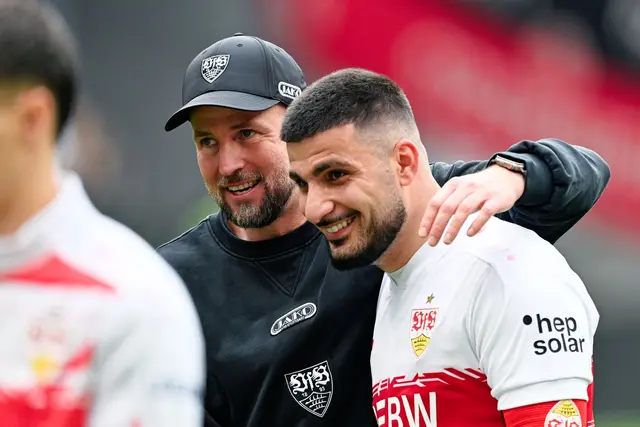 Deniz Undav (rechts) wird neuer Kapitän beim VfB Stuttgart (Archivbild) | Foto: Uwe Anspach/dpa