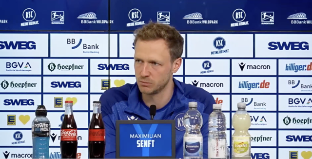 KSC-Trainer Maximilian Senft | Foto: KSC