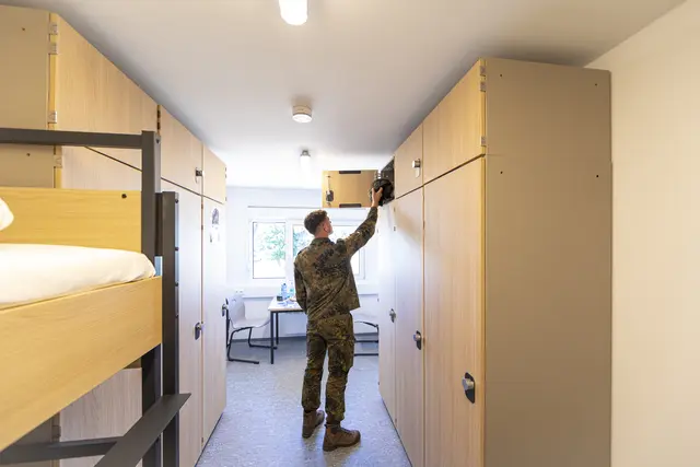 SIPGO-Containerunterkünfte der Bundeswehr. | Foto: Bundewehr/ Marcus Rott