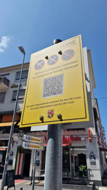 Seit Mitte Mai gilt eine Waffen- und Messerverbotszone in Teilen der Innenstadt von Kaiserslautern | Foto: Ralf Vester