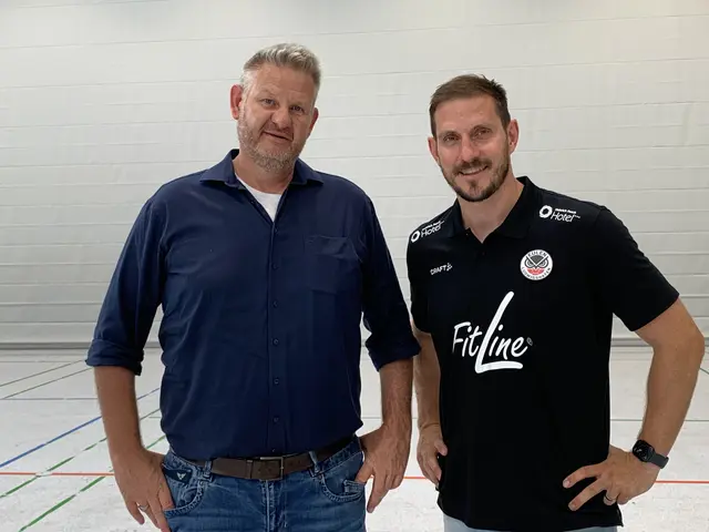 Eulen-Geschäftsführer Andreas Olbert und Eulen-Trainer Michael Haaß | Foto: Michael Sonnick