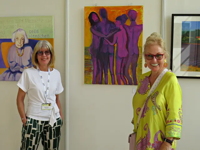 Zwei wunderbvolle Künstlerinnen: Birgit Weinerth und Yvonne Wilken | Foto: Brigitte Melder