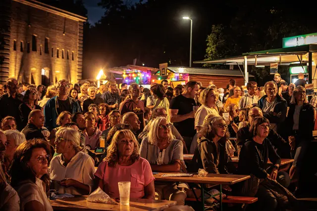 750 Jahre Stadtrechte: In der Nacht sorgten Musik, Licht und gut besuchte Plätze für eine besondere Atmosphäre in der Germersheimer Innenstadt. Bis spät am Abend wurde gefeiert. | Foto: Paul Needham