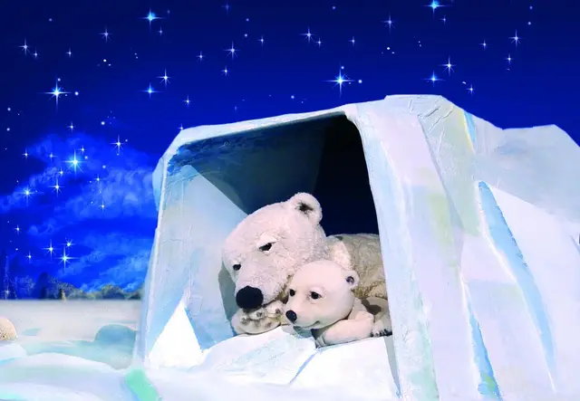 Theater für Kinder im Hambacher Schloss: Am Sonntag, 13. September, läuft Der kleine Eisbär im Siebenpfeiffersaal. Beginn ist um 11 Uhr. | Foto: Theater Hänsel &amp; Krahl
