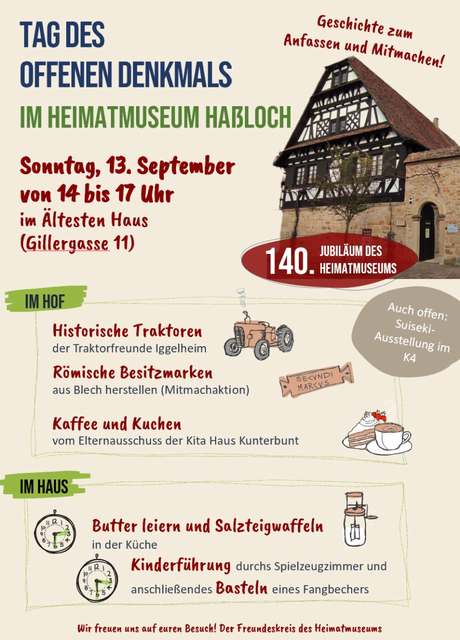 Tag des offenen Denkmals | Foto: Freundeskreis Heimatmuseum Haßloch