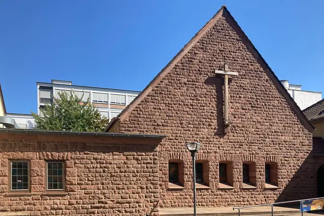 Die Melanchthonkirche wurde als so genannte Notkirche gebaut.  | Foto: Prot. Dekanat LU/Wagner 