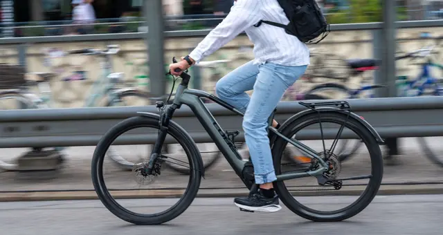 Knapp ein Drittel der Menschen im Südwesten besitzen laut einer aktuellen Umfrage ein E-Bike. (Symbolbild) | Foto: Leonie Asendorpf/dpa