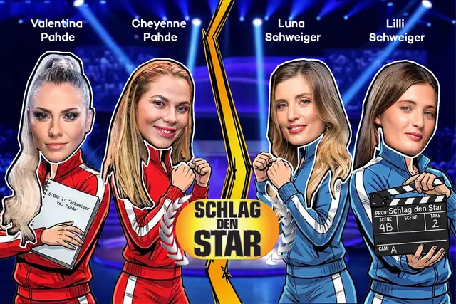 Schlag den Star: Lilli und Luna Schweiger treten live gegen Valentina und Cheyenne Pahde um 100.000 Euro an. | Foto: ProSieben