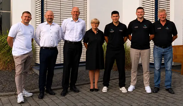  Von links nach rechts: Pierre Hartung, Sebastian Nordheim, Ralf Orth, Regina Reuther, Tristan Trauth, Nils Gehrlein, Klaus Schweigert | Foto: Klaus Schweigert