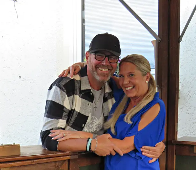 Ralf Creutz und Claudia Bollenbach am Hof 26 | Foto: Brigitte Melder