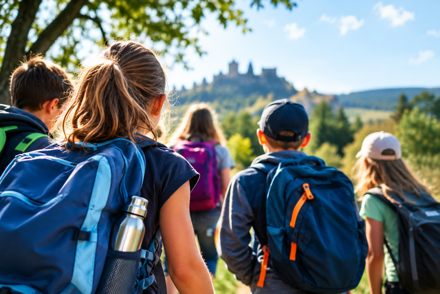 Unterwegs in den Herbstferien: Die Jugendpflege der Verbandsgemeinde Annweiler bietet Jugendlichen von elf bis 14 Jahren fünf Aktionstage mit Ausflügen, Sport, Gaming und gemeinsamen Erlebnissen an. | Foto: Foto: KI-generiertes Symbolbild
