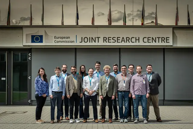 Ein Team der BGZ verschaffte sich beim Kick-off zum Projekt Bend & Break am JRC in Karlsruhe einen Eindruck von den Versuchsaufbauten. Foto: JRC/Europäische Kommission | Foto: JRC/Europäische Kommission