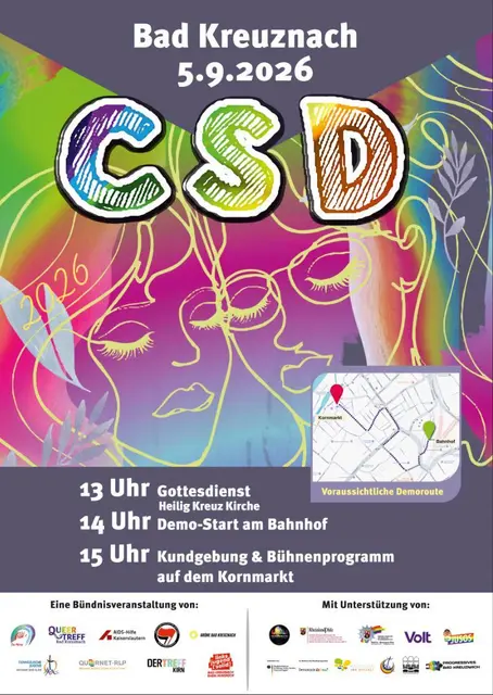 CSD Bad Kreuznach 2026 | Foto: AIDS-Hilfe Kaiserslautern e. V.