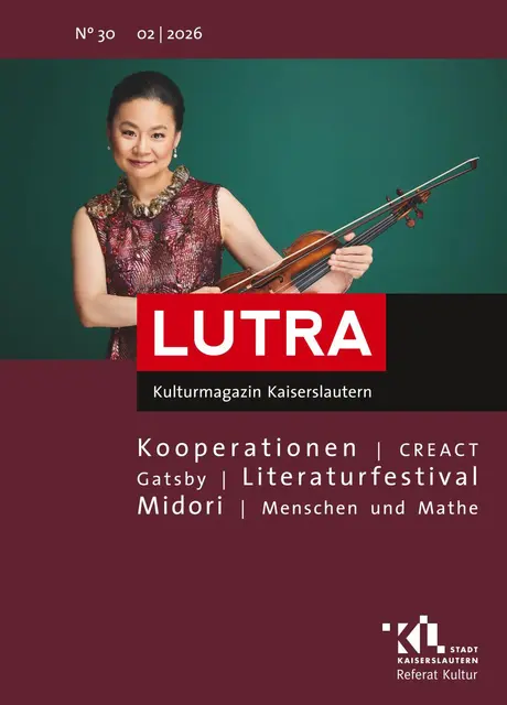 Das Cover der "LUTRA 2/2026": Die letzte Printausgabe widmet sich dem Thema „Kultur und Kooperationen“  | Foto: Stadt KL/gratis