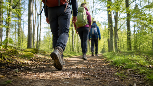 Gesundheitswanderung in Bellheim: Durch den Bellheimer Wald geht es mit Gymnastik- und Gleichgewichtsübungen. Die nächsten Termine 2026 im Überblick. (Symbolfoto erstellt mit generativer KI) | Foto: Heike Schwitalla 