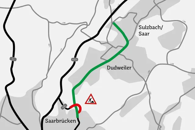 Auf der Johannisbrücke in Saarbrücken gibt es im September und Oktober zeitweise Sperrungen einzelner Richtungsfahrbahnen. | Foto: Landesbetrieb für Straßenbau (LfS)