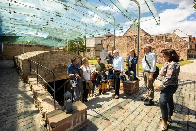 Beim Tag des offenen Denkmals können Besucherinnen und Besucher historische Orte wie den Judenhof in Speyer entdecken. | Foto: Pfalz.Touristik e.V., Foto Dominik Ketz