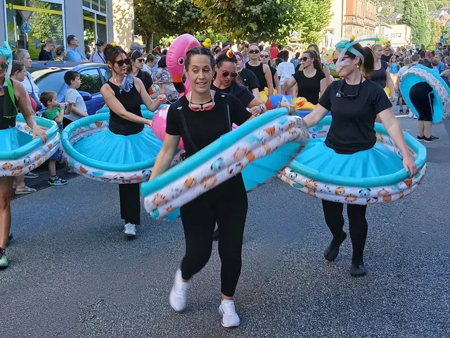 Machten auch im Planschbecken eine gute Figur | Foto: Anja Stemler