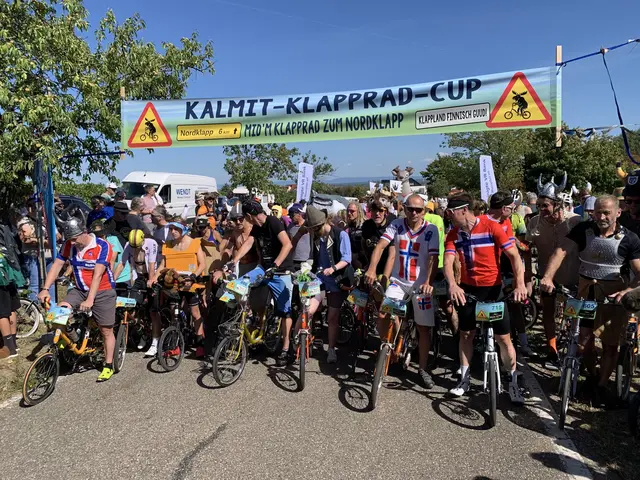 Start zum 35. Kalmit-Klapprad-Cup 2026 in Maikammer | Foto: Michael Sonnick