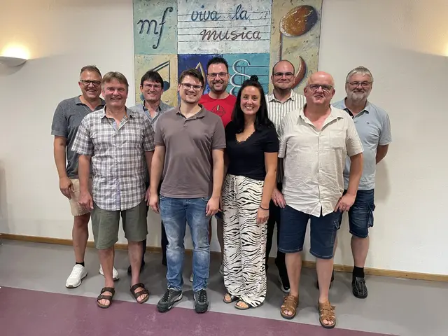 Der Gesangverein Frohsinn Neupotz hat bei einer außerordentlichen Mitgliederversammlung eine neue Vorstandschaft gewählt. | Foto: Tobias Antoni/frei