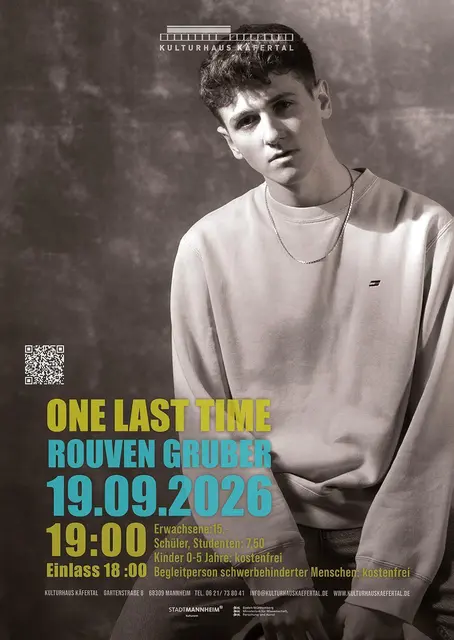 Rouven Gruber verabschiedet sich im Kulturhaus Käfertal mit seinem Konzert One Last Time von der Bühne. | Foto: Kulturhaus Käfertal