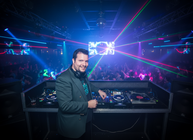 Hatte zwar (noch) keine Welthits, aber immerhin schon hartnäckige Ohrwürmer und gleich zehn Nummer 1 Platzierungen in Deejay &amp; Hörercharts in ganz Europa: DJ Dominik Wachta präsentierte seinen neuen Track "A Love from another Dimension" erstmals vor Publikum | Foto: DJ Dominik Wachta &amp; friends (Promotion Foto)