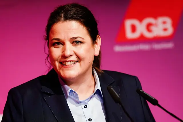 Die DGB-Vorsitzende für Rheinland-Pfalz und das Saarland fordert Verbesserungen für die Menschen im Alltag. (Archivbild)  | Foto: Uwe Anspach/dpa