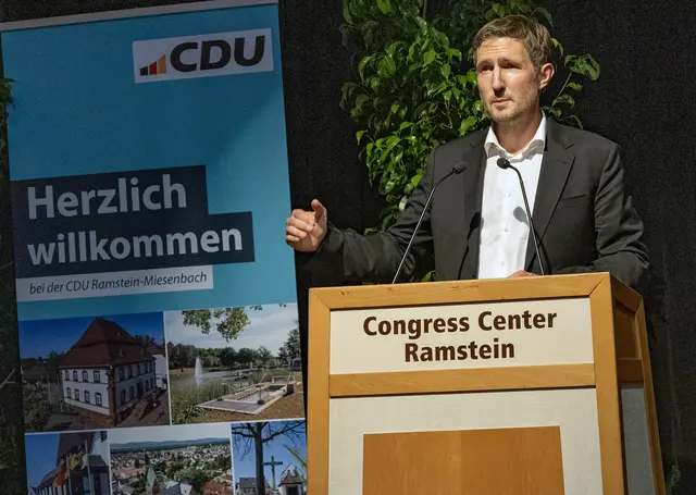Gastredner des Abends: der CDU-Fraktionsvorsitzende im rheinland-pfälzischen Landtag, Christoph Gensch. | Foto: Stefan Layes