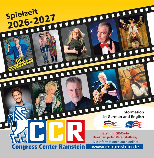 Titelseite des neuen Programmheftes für die Spielzeit 2026/27 | Foto: Congress Center Ramstein
