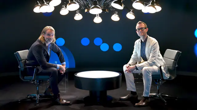 Precht: Richard David Precht spricht mit Veith Selk über bedrohte Demokratie und die Frage nach einem Systemwechsel. | Foto: ZDF, Foto: Sven Jakob-Engelmann