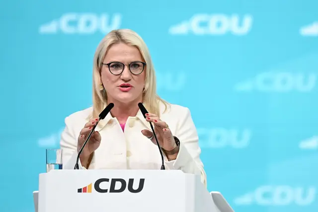 Seit 2022 ist Christina Stumpp stellvertretende Generalsekretärin. | Foto: Katharina Kausche/dpa