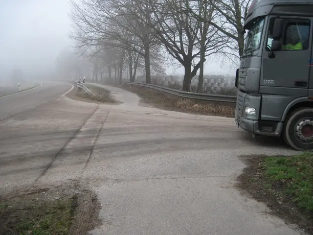 Vor der Sanierung ohne Fahrradfurten - die kreuzenden LKWs waren bedrohlich | Foto: E. Vortanz ADFC