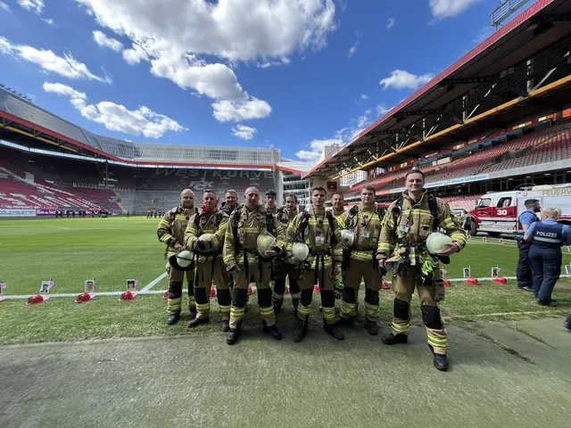 Die Feuerwehr Kaiserslautern war in diesem Jahr mit zehn Teilnehmern bestehend aus Freiwilliger Feuerwehr und Berufsfeuerwehr vertreten | Foto: Feuerwehr Kaiserslautern