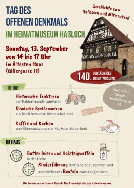 Plakat
Tag des offenen Denkmals | Foto: zur freien Verfügung