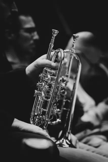 Die Trompete steht beim ersten 1. À-la-carte-Konzert der Deutschen Radio Philharmonie in Kaiserslautern im Mittelpunkt. | Foto: Lena Semmelroggen