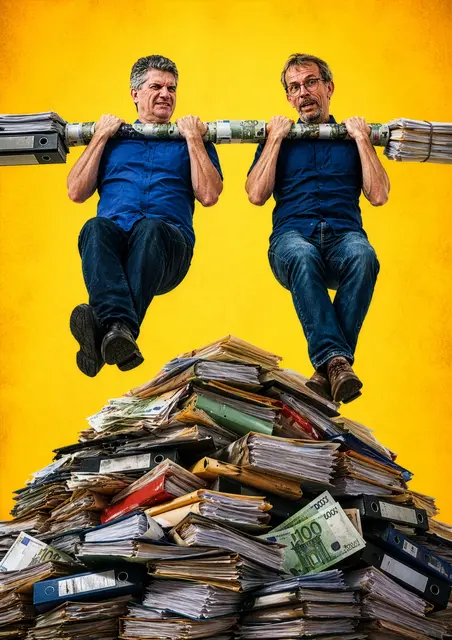 Das Kabarett-Duo „The Reading Heads“ | Foto: Martin Seebald/gratis