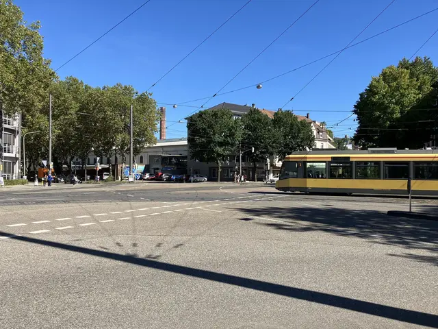 In Durlach beginnt am Montag, 21. September, die nächste Bauphase der VBK. Dadurch ändern sich mehrere Tram- und Busverbindungen. | Foto: © KVV/Nicolas Lutterbach; Abdruck honorarfrei