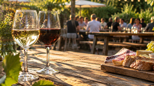 Wein- und Kelterfest Zeiskam 2026: Vier Tage lang stehen im „Alten Bauernhof“ Wein, Musik, gutes Essen und Geselligkeit auf dem Programm. (Symbolbild - erstellt mir generativer KI) | Foto: Heike Schwitalla